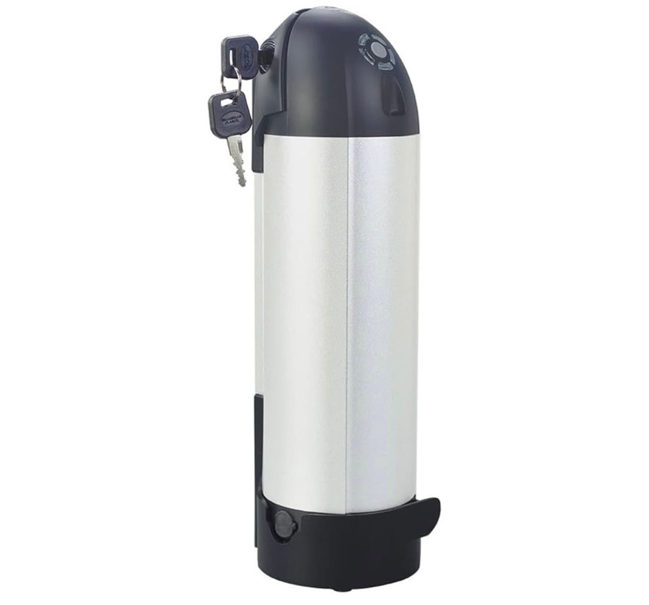 E-Bike Battery 24V Water Bottle Lithium Battery Rechargeable Li-ion Battery for 50-850W Motors. Excluding Adapter.