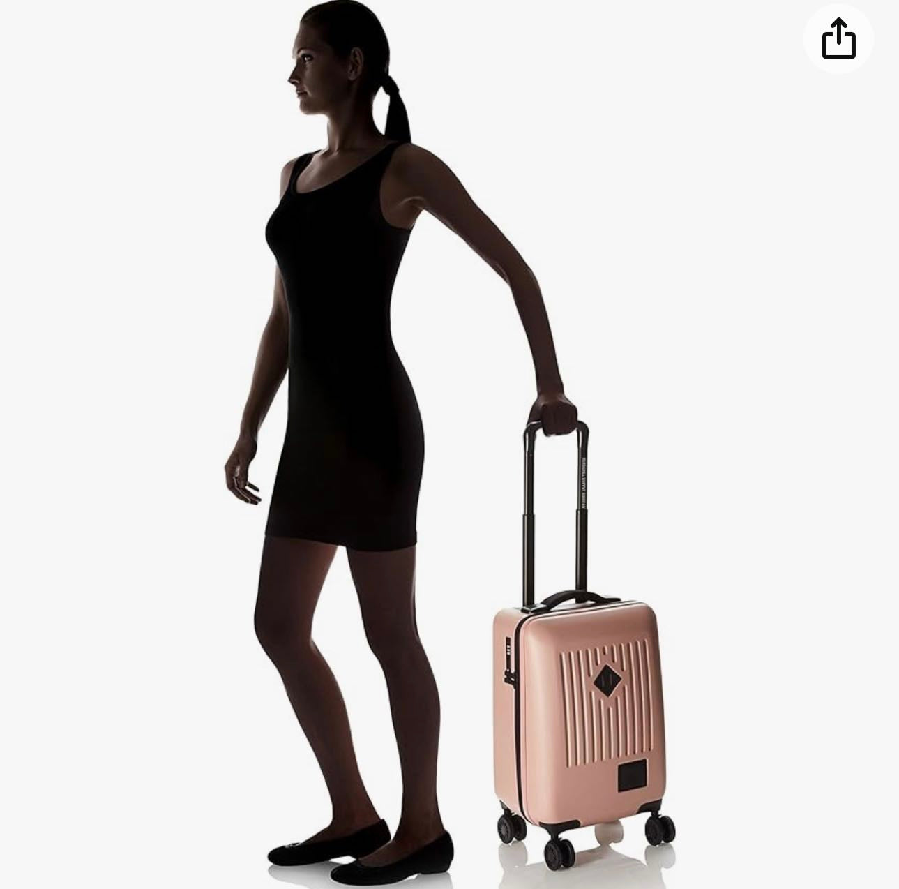 Dual ABS suitcase carry on size, 10601-01589 Pink