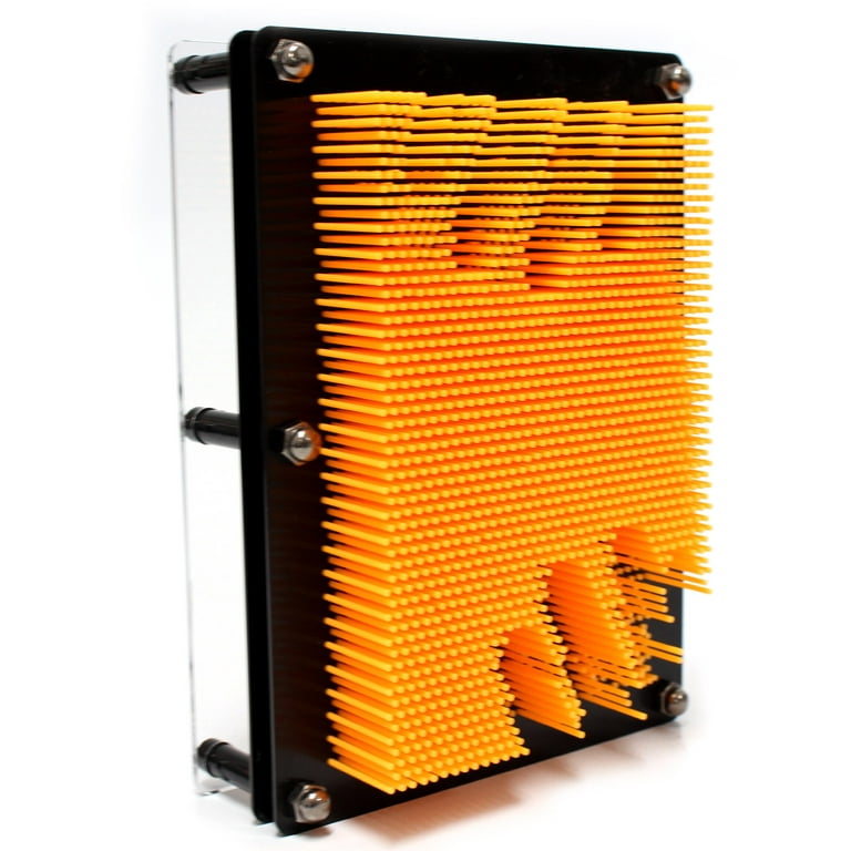 3D Pin Art Impression Board - Orange