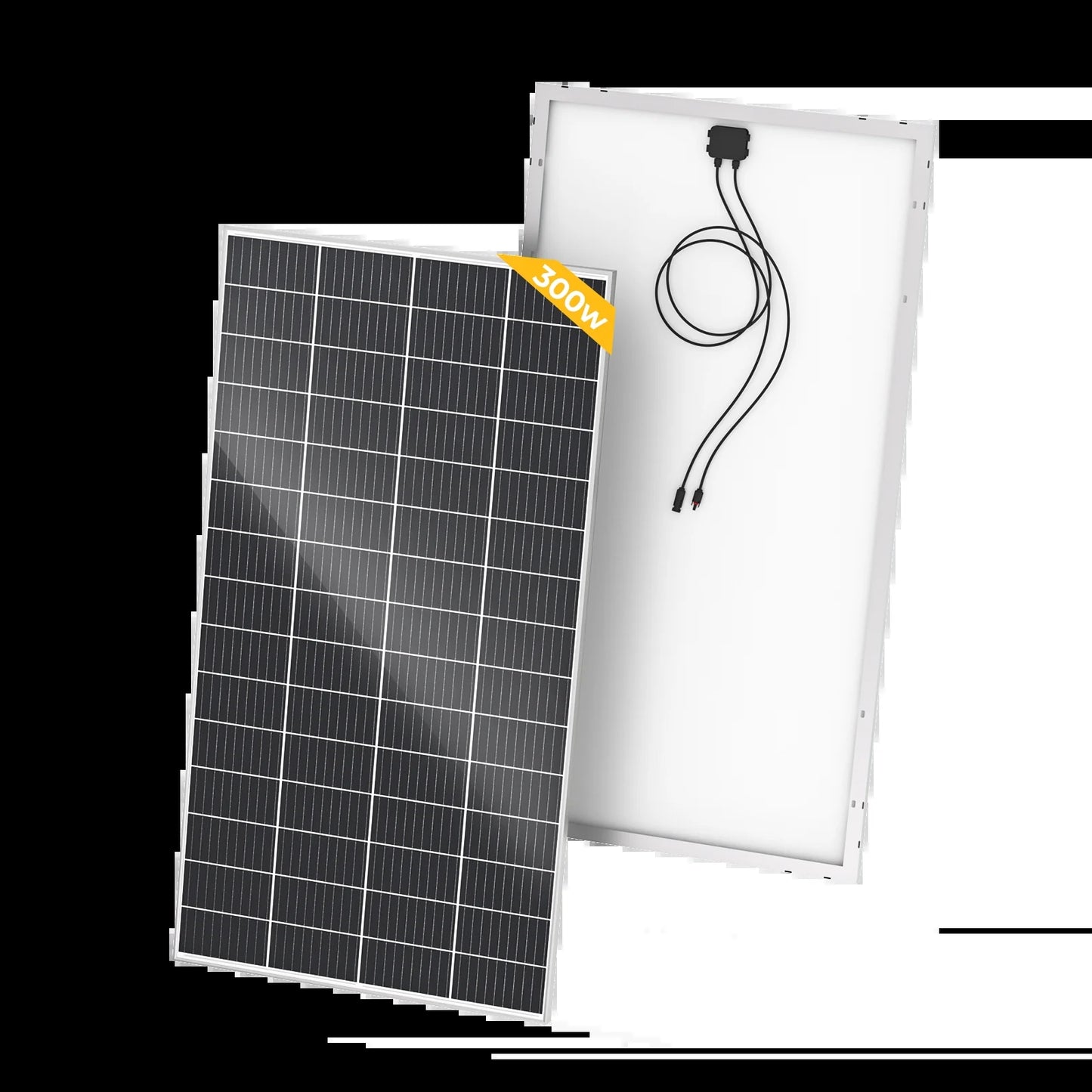 BougeRV 300W 12V 10BB Mono Solar Panel
