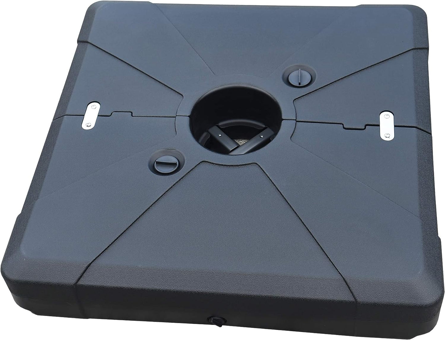 PURPLE LEAF Offset Umbrella Base Cantilever Umbrella Base, 220lb, 32.3'' X 32.3''
