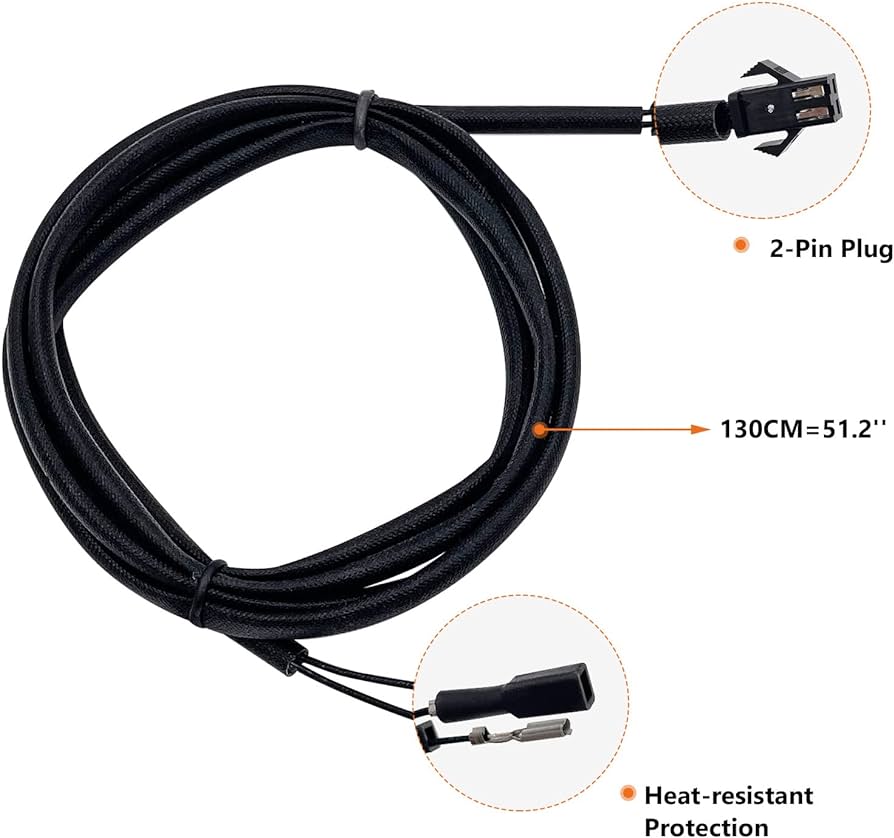 Replacement for Masterbuilt Hopper Lid/Door Switch & Electric Wire Kit