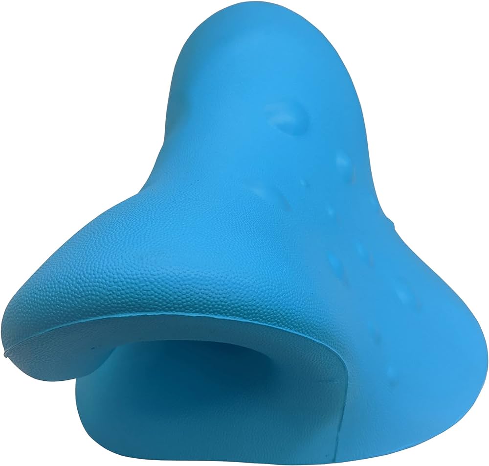 Advantage Neck and Shoulder Cervical Traction Pillow, Blue
