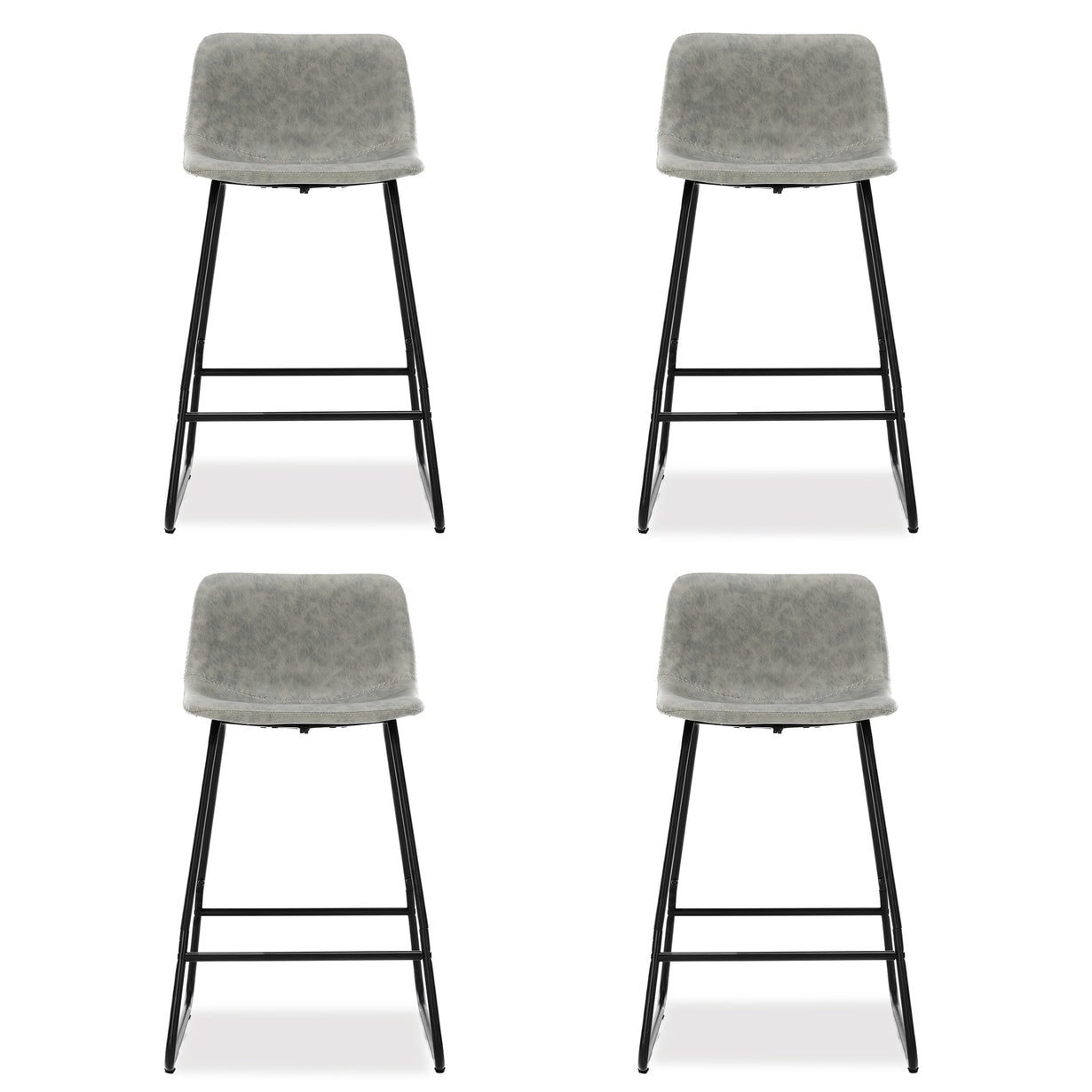 30” Height Alexander Faux Leather Barstool