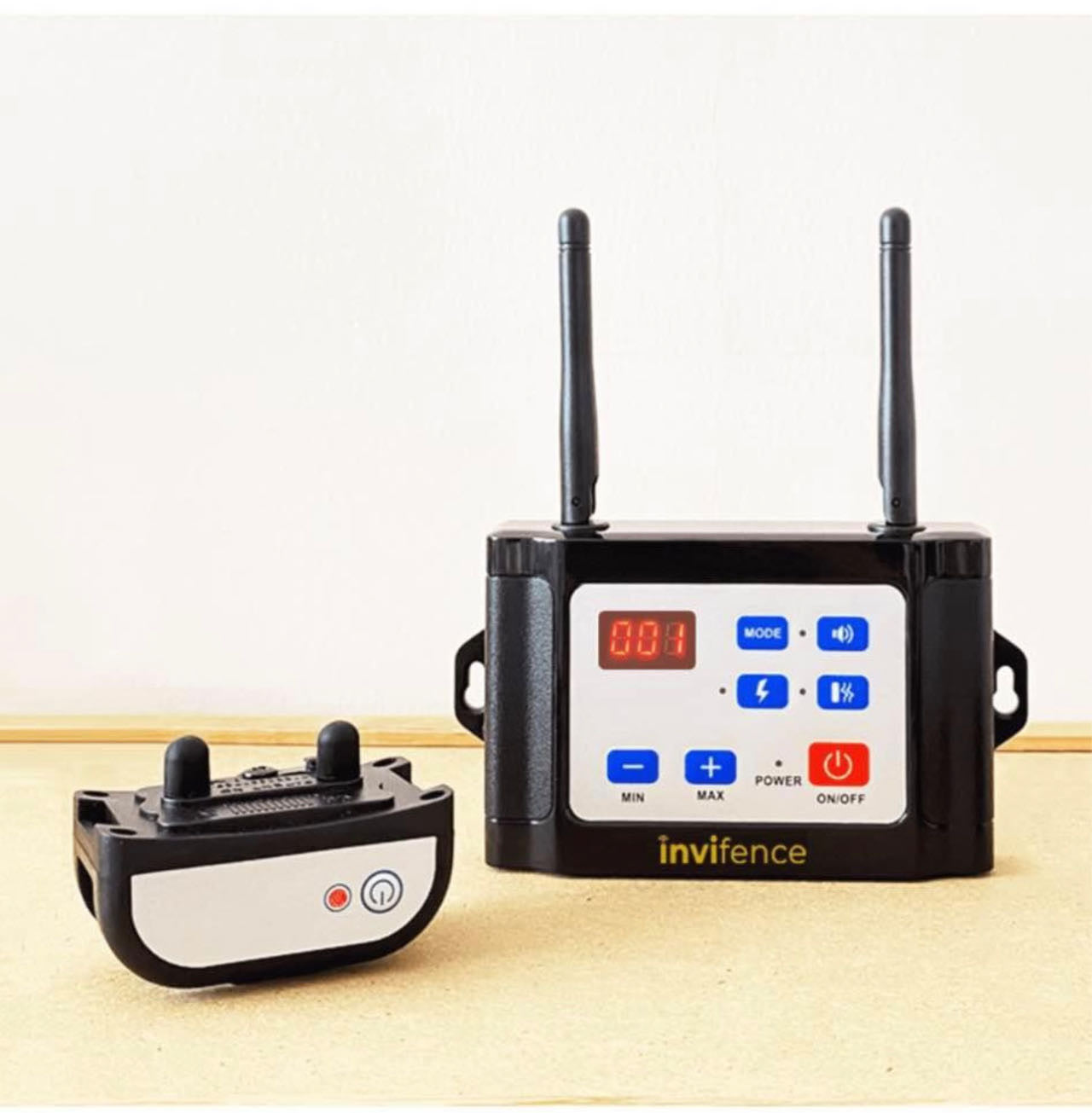 2 in 1 Petkitshop Wireless Dog Fence & Training Collar( 3 collars set)