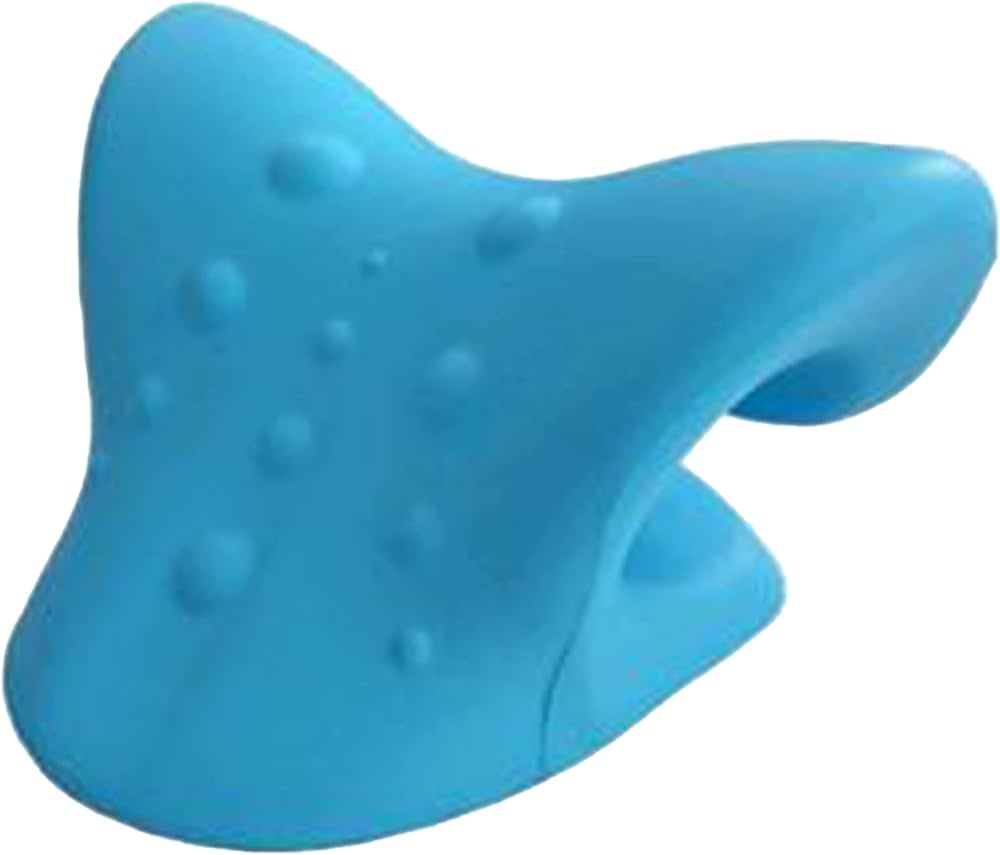 Advantage Neck and Shoulder Cervical Traction Pillow, Blue
