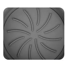 Silicone Air Fryer Liners Pot and Silicone Basket Bowl with divider, Parchment Paper Replacement, Reusable Heat Resistant Baking Tray Oven Accessories, 8 inch Fits 5-8qt (2 Pack, Grey & Red)