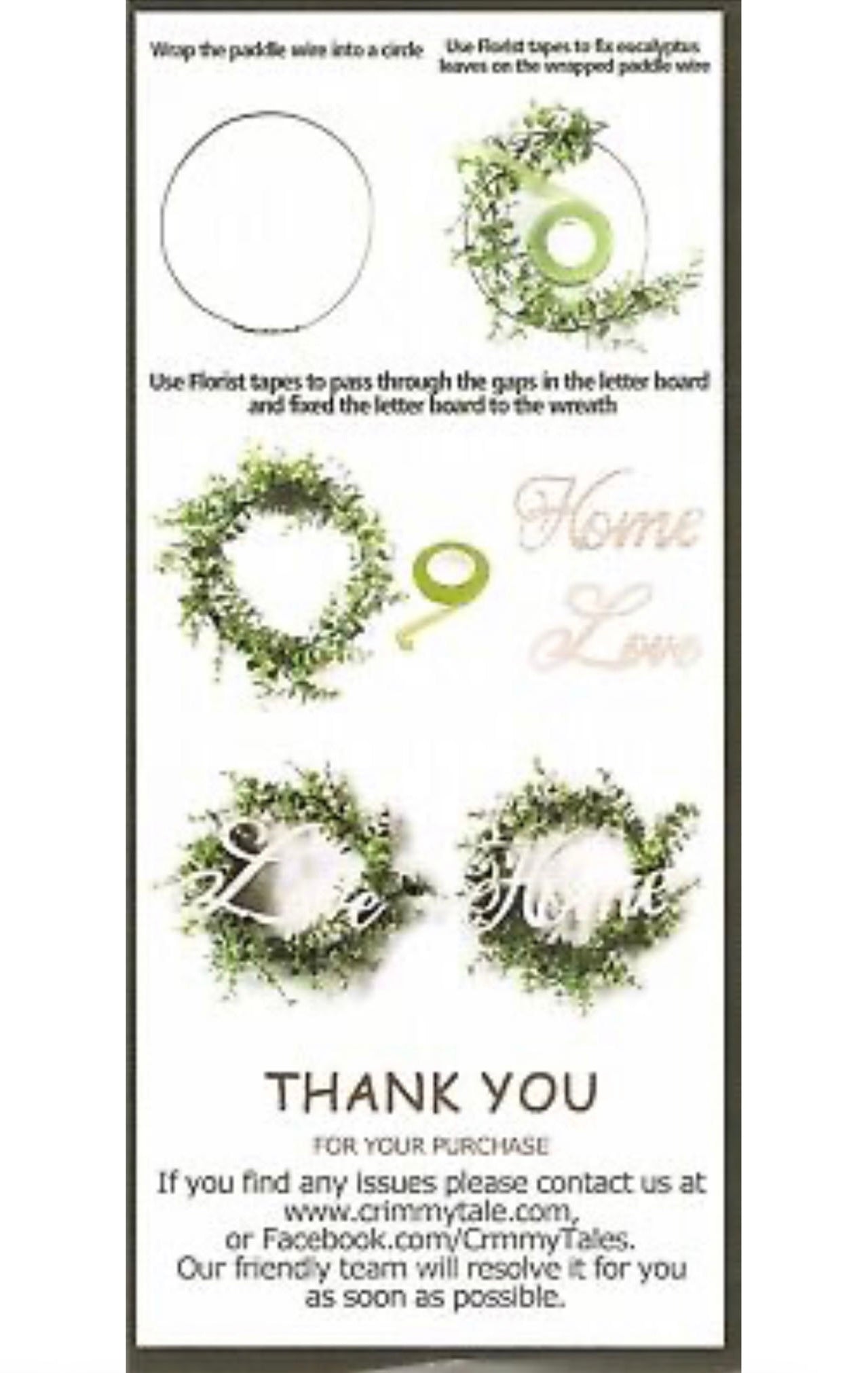 2 Pack DIY Artificial Boxwood Wreath with Sign for Home Wedding Party Decoration