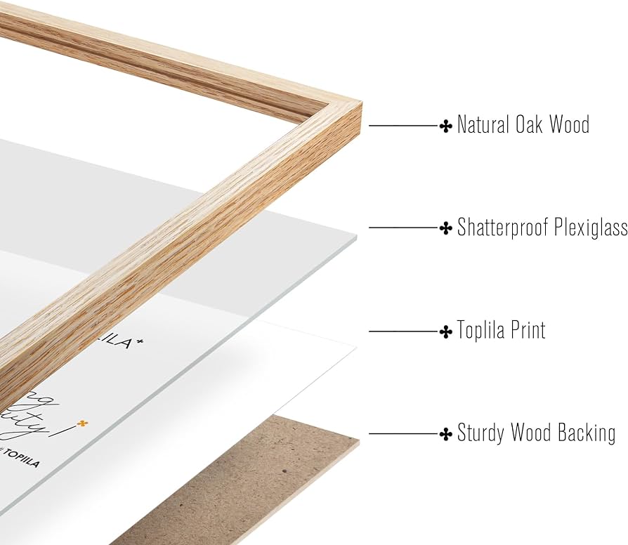 12x18 Oak Wood Picture Frame,Thin Border 12x18 Natural Solid Wood Photo Frame,Poster Frame Wall Photo Frame $8/pc