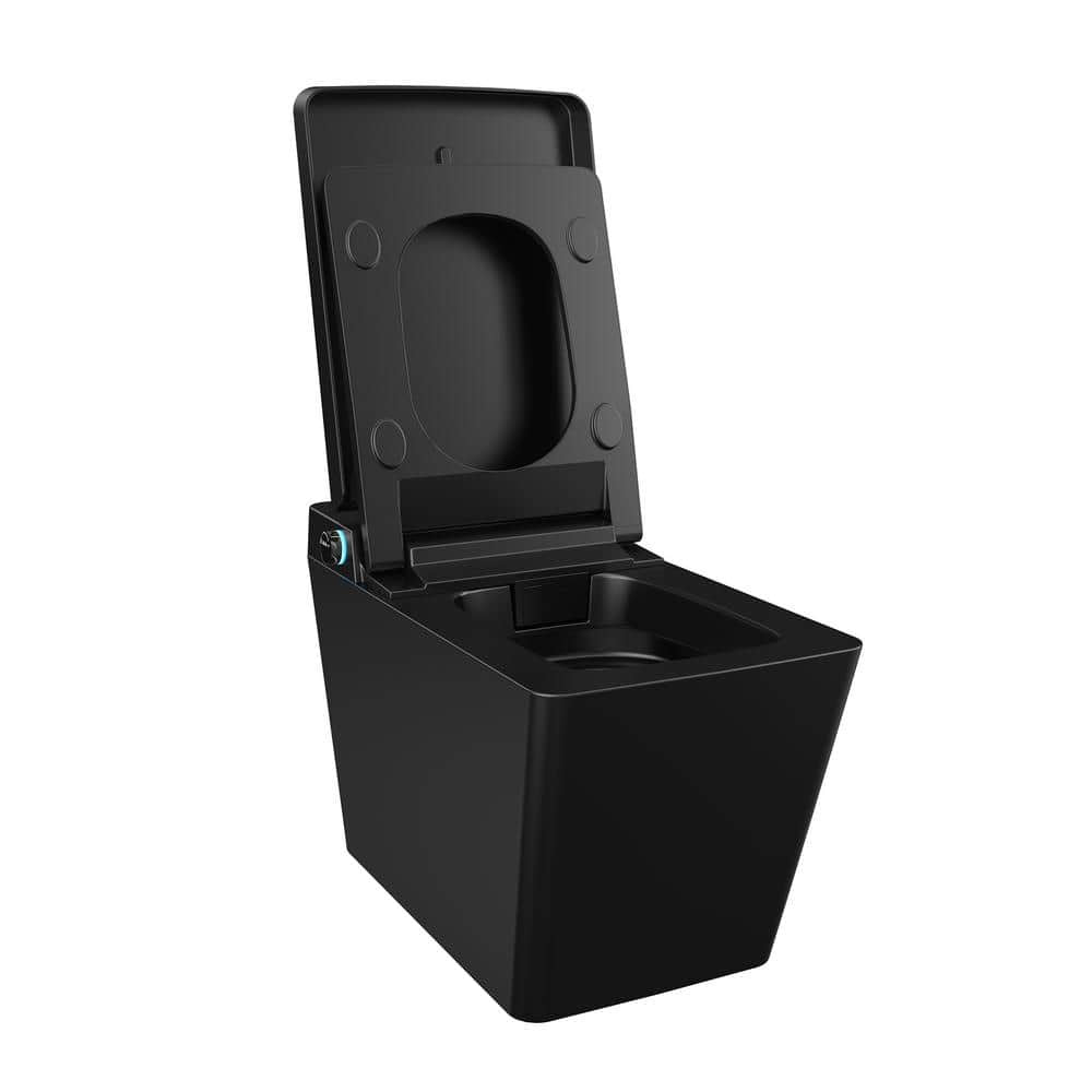Smart Bidet Toilet for Bathroom with Remote Control, Modern Intelligent One Smart Bidet Toilet for Bathroom with Remote Control, Modern Intelligent One Piece Tankless Toilet with Auto Open/Close Lid, Auto Dual Flush, Heated Bidet Seat, Warm Water and Dry.