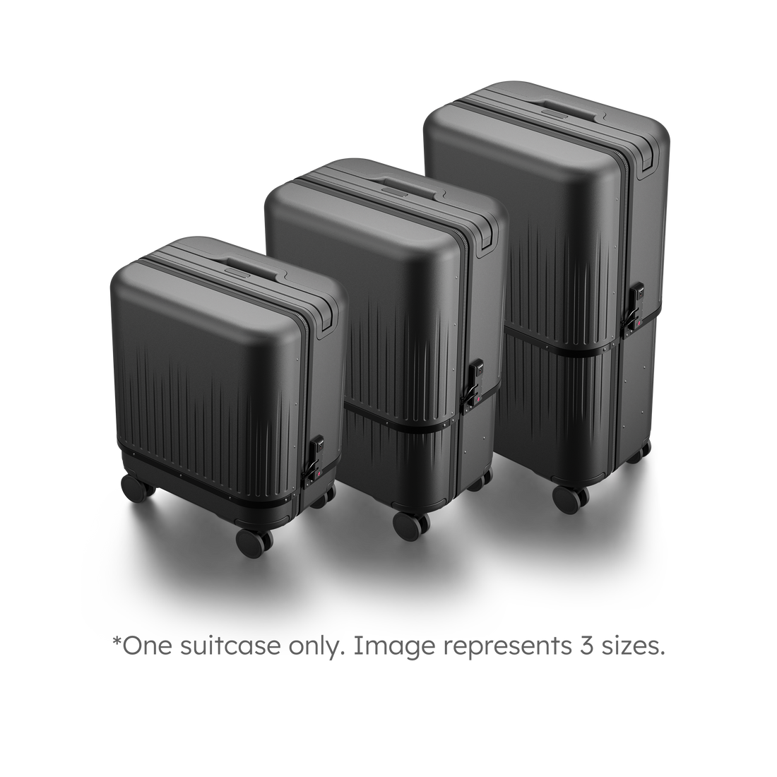 3-in-1 Expandable Hardside Luggage