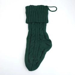 Knitted Christmas Stocking 20”. Can Be Customized by yourself.