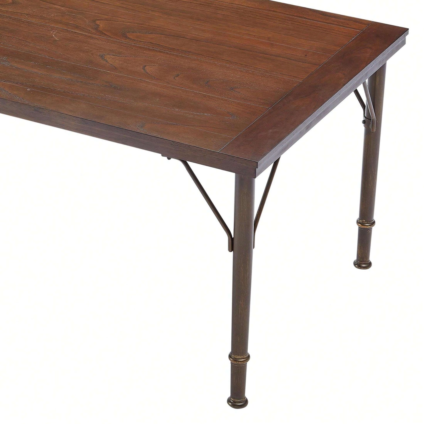 7 pcs Dining Table Set.Wood Table+6 PCS Chairs. Accent Upholstered Chairs,Solid Wood Leg