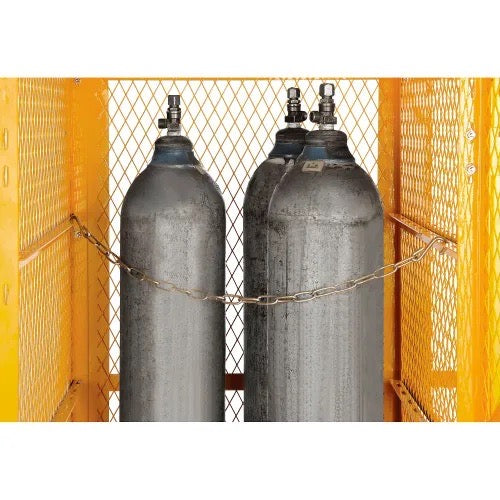 Cylinder Storage Cabinet DBL Door Combo 8 Horizontal/9 Vertical Cylinders