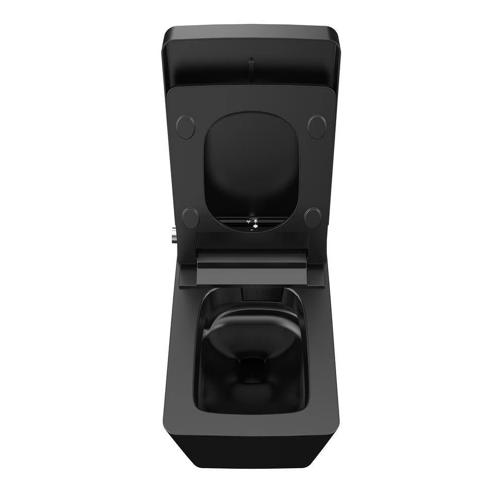 Smart Bidet Toilet for Bathroom with Remote Control, Modern Intelligent One Smart Bidet Toilet for Bathroom with Remote Control, Modern Intelligent One Piece Tankless Toilet with Auto Open/Close Lid, Auto Dual Flush, Heated Bidet Seat, Warm Water and Dry.