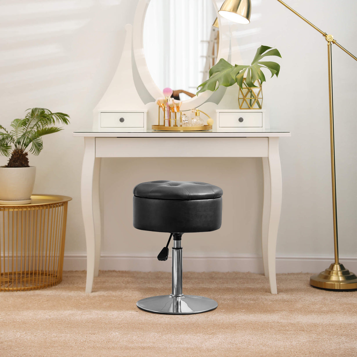 Adjustable Vanity Stool