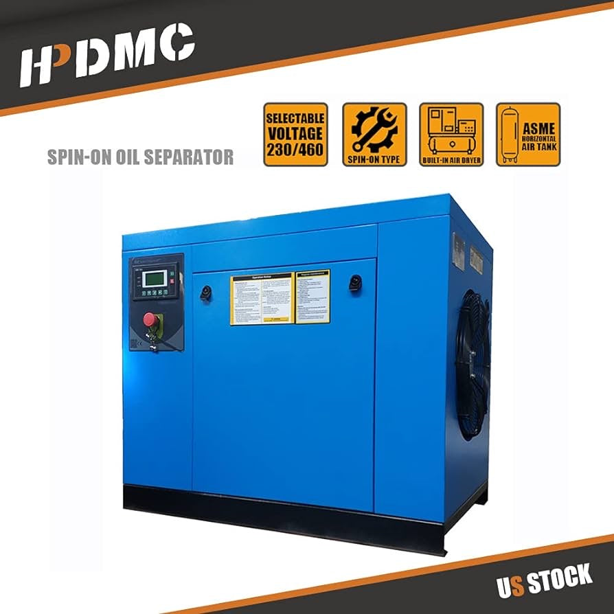 39CFM 125PSI ROTARY SCREW AIR COMPRESSOR 10HP