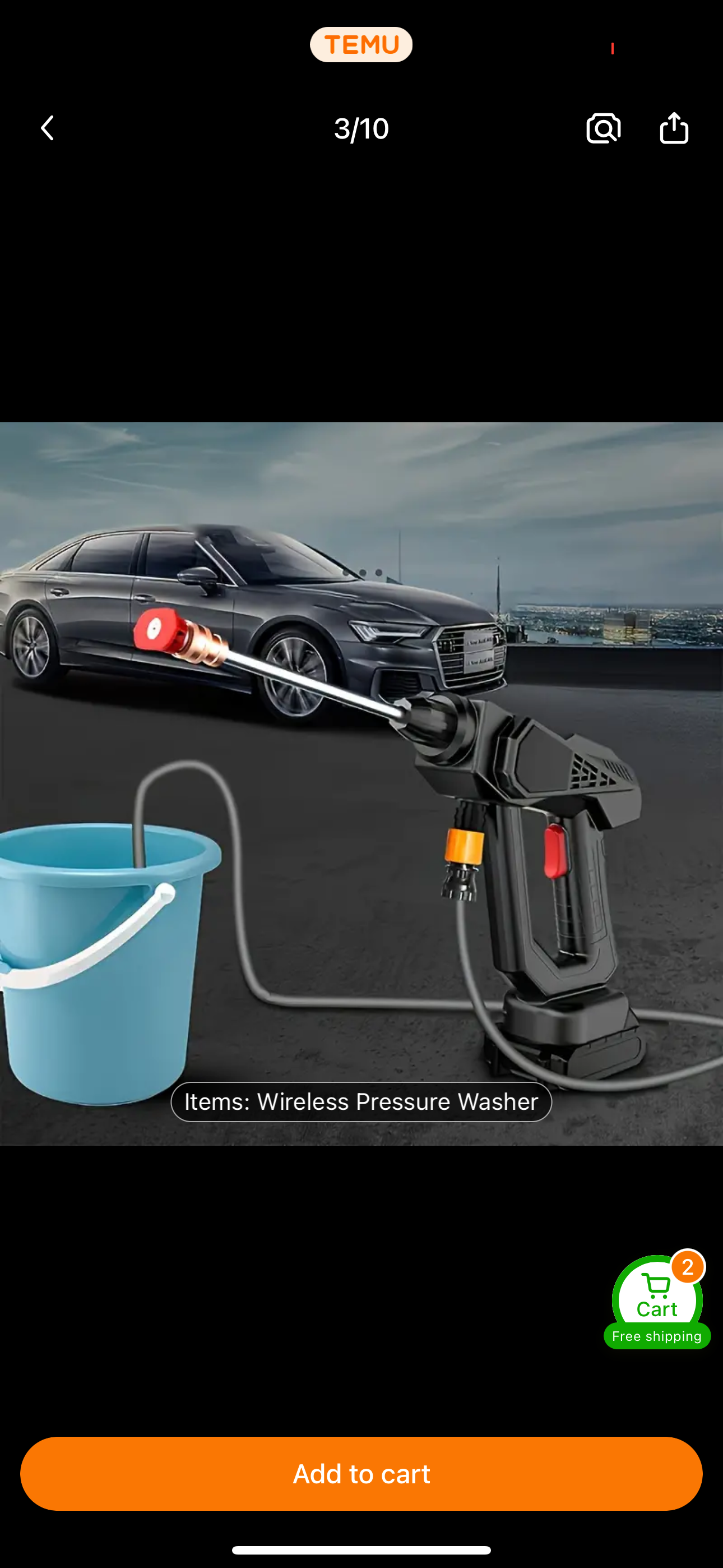30BAR 700W 48V Sem Fio de Alta Pressão Cleaner Lavadora Spray Water Gun Car Wash Household Portátil Recarregável Water Gun Machine