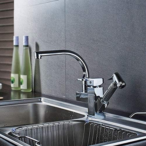 New year special offer🎁🎁Kitchen Sink Taps Kitchen Faucet Double Use Pull Out Sink Mixer Tap Hot Cold Water Tap