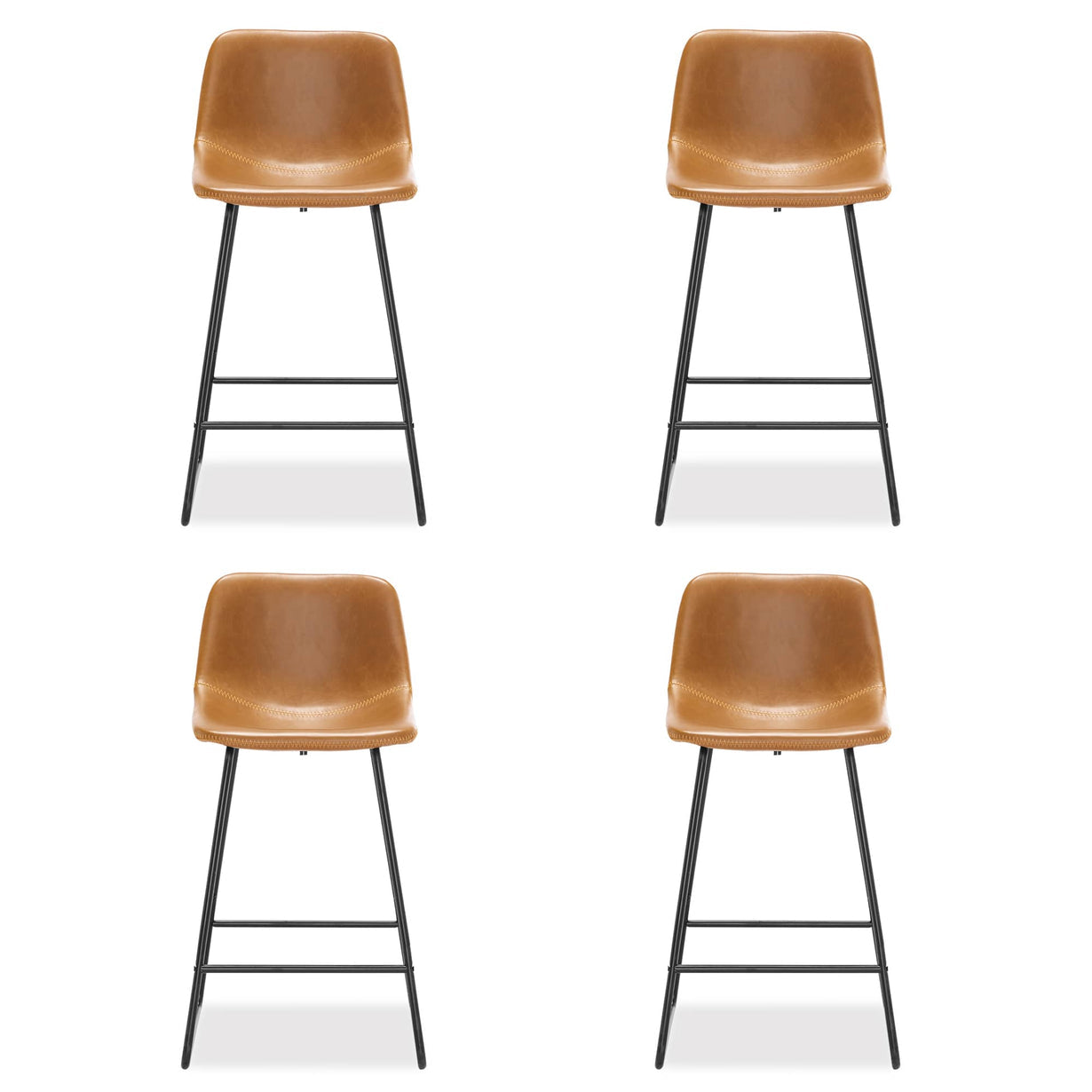 Alexander Faux Leather Barstool 30 inches Height