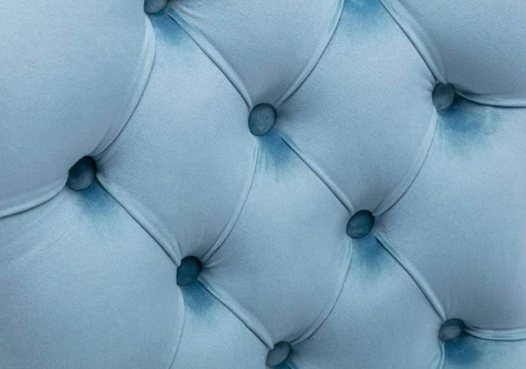 Solid Wood Tufted Velvet Wing Back Side Chair, Dining Chair with Nailhead Trim