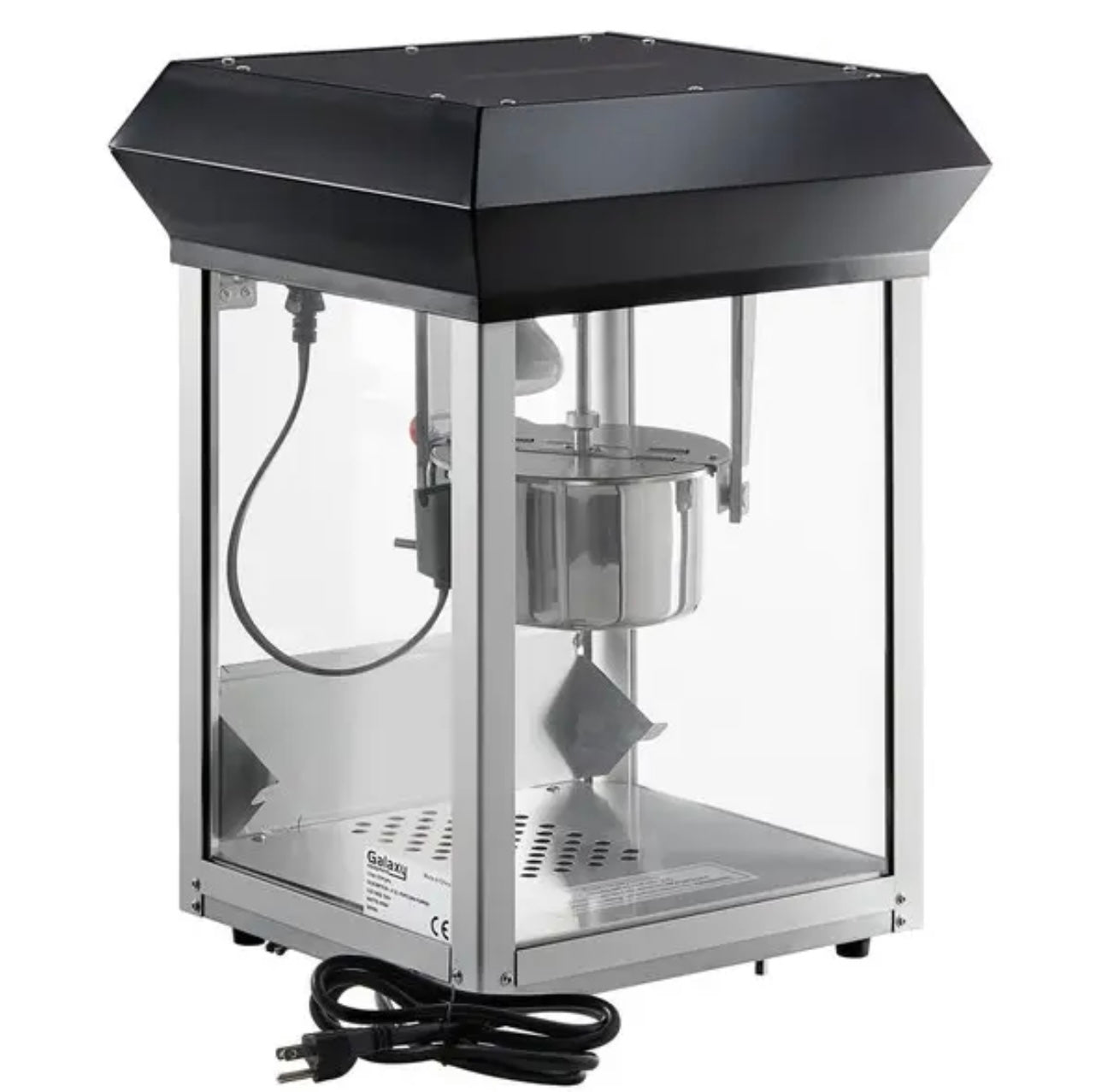 4 oz. Electric Popcorn Maker Machine/Popper 470 Watts 120V Black