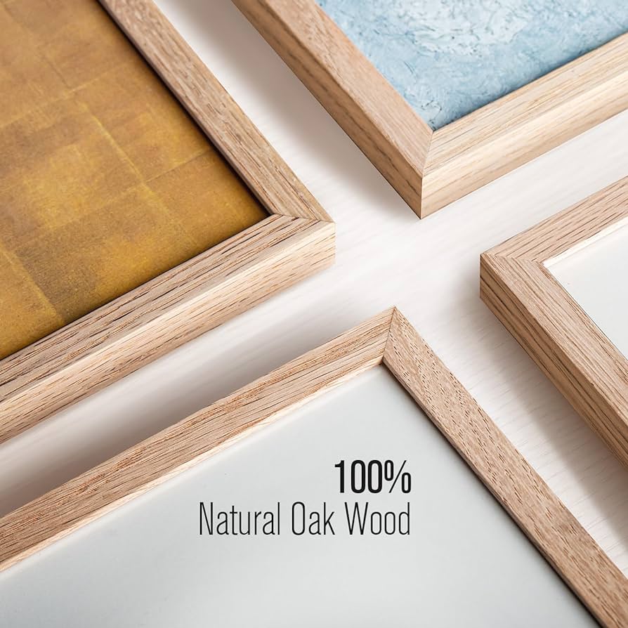 12x18 Oak Wood Picture Frame,Thin Border 12x18 Natural Solid Wood Photo Frame,Poster Frame Wall Photo Frame $8/pc