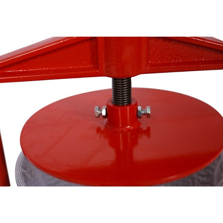 Fruit and Wine Press, 3.69Gallon/14L Stainless Steel Fruit Wine Cider Press, Heavy-duty Cross-beam VFruit and Wine Press, 3.69Gallon/14L Stainless Steel Fruit Wine Cider Press, Heavy-duty Cross-beam Vintage traditional juicer for Outdoor, Kitchen and Home