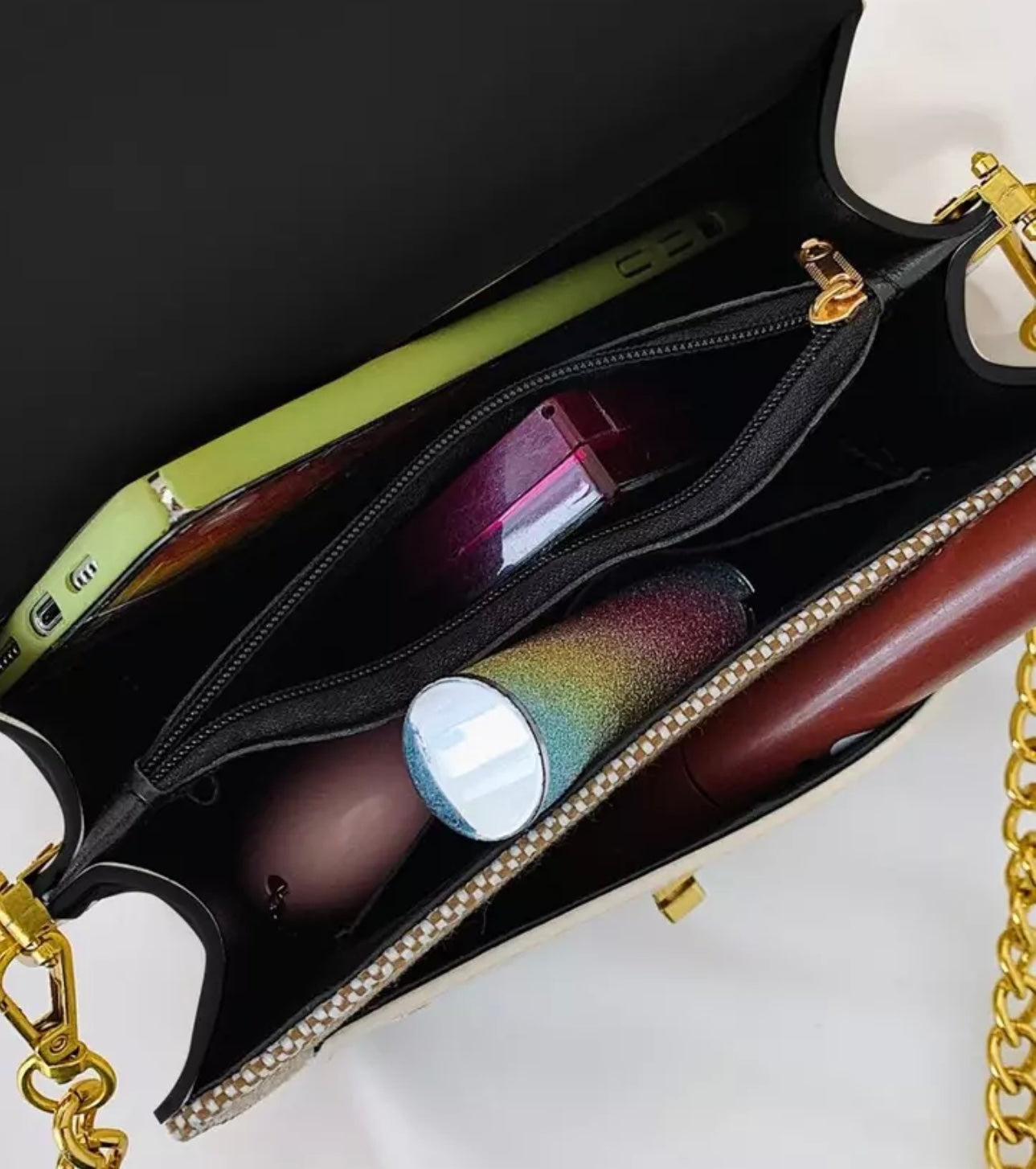 Portable Joker small bag fashion artificial leather chain shoulder crossbody bag