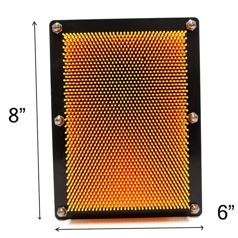 3D Pin Art Impression Board - Orange