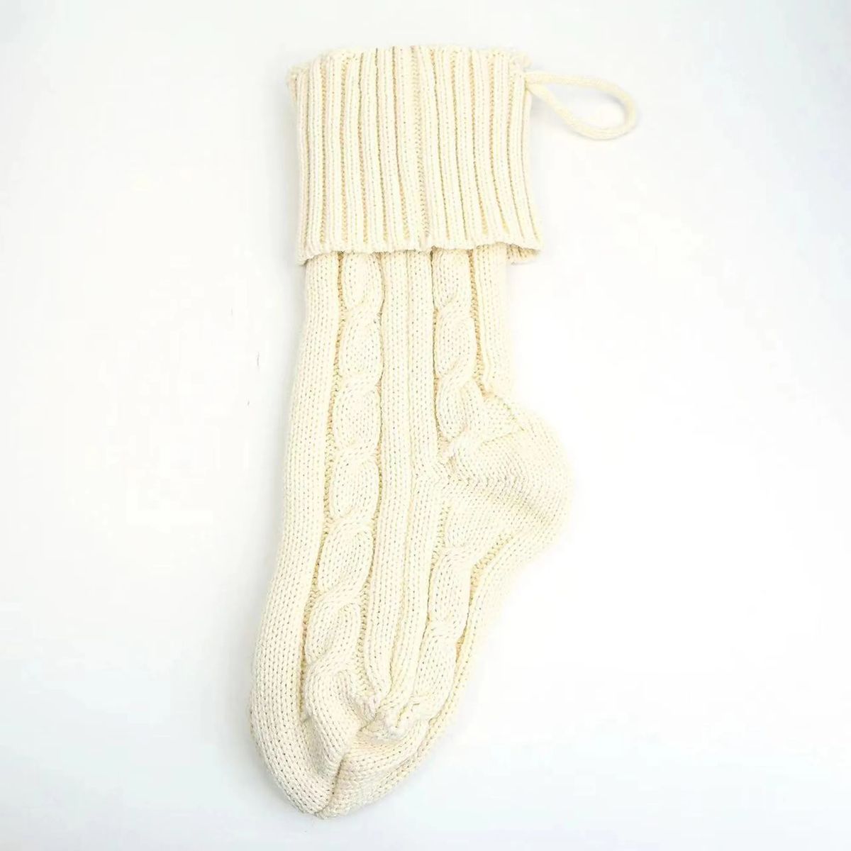 Knitted Christmas Stocking 20”. Can Be Customized by yourself.