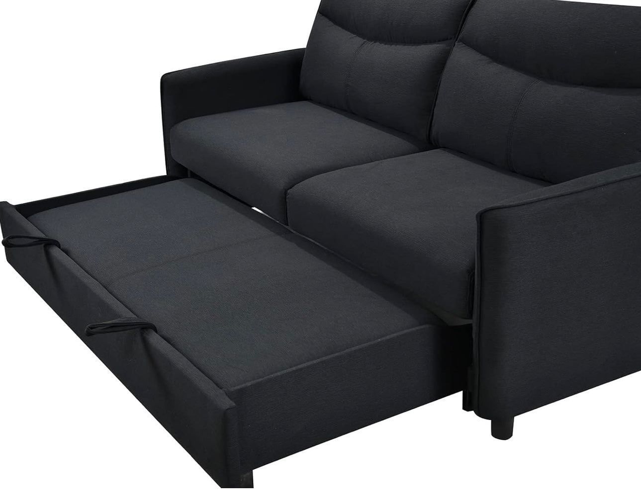 75'' Convertible Sleeper Sofa Bed, King/Queen Size Loveseat Futon Pull Out Couch Sofá, Comfortable Modern Love Seat that Turns into Bed for Living Room Small Space, Apartment, RV Hide-a-Bed Sofabed