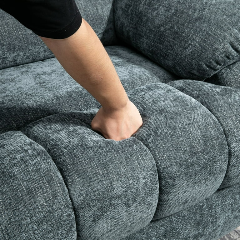 Recliner Chair, Rocking Chair with Massage and Heat, Power Lift Recliner Chair with 8-Point Vibration Massage and Lumbar Heating for Living Room, Bedroom, Nursery