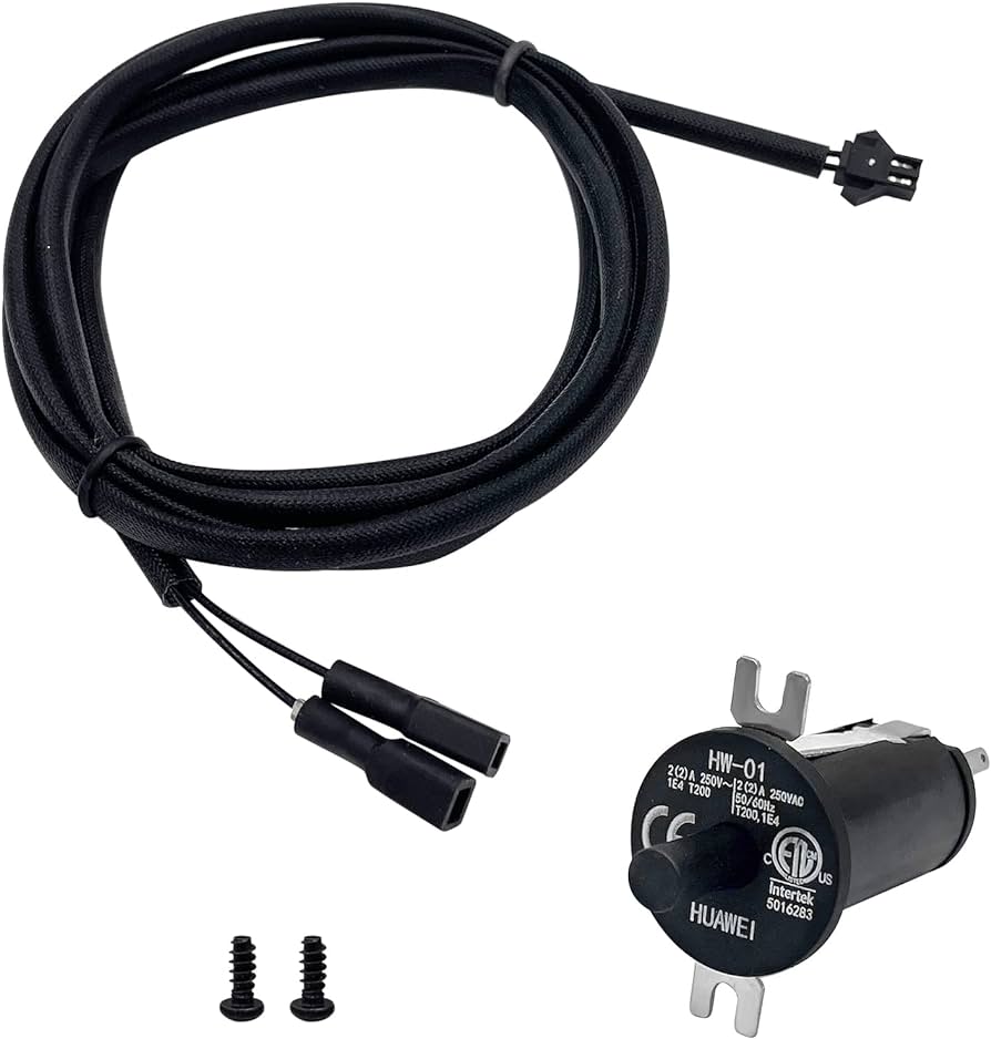 Replacement for Masterbuilt Hopper Lid/Door Switch & Electric Wire Kit