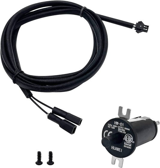 Replacement for Masterbuilt Hopper Lid/Door Switch & Electric Wire Kit