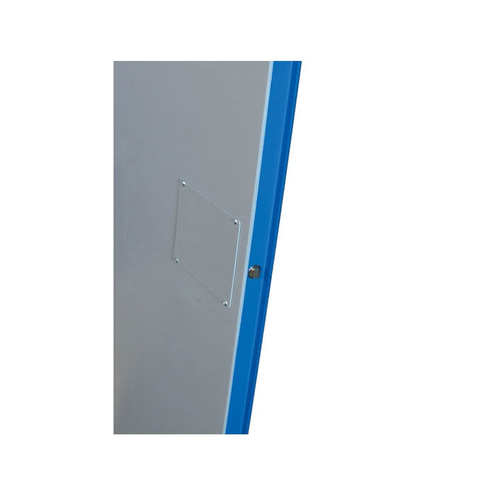 FM-approved. 12 Gallon, 1 Shelf, 1 Door, Self-Close, Hazardous Material Cabinet, ChemCor® Compac, Royal Blue