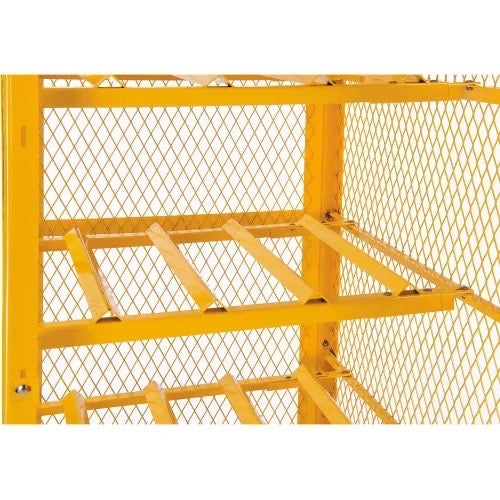 Cylinder Storage Cabinet DBL Door Combo 8 Horizontal/9 Vertical Cylinders