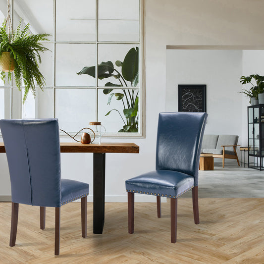 Parsons Blue Dining Chair (side chairs)