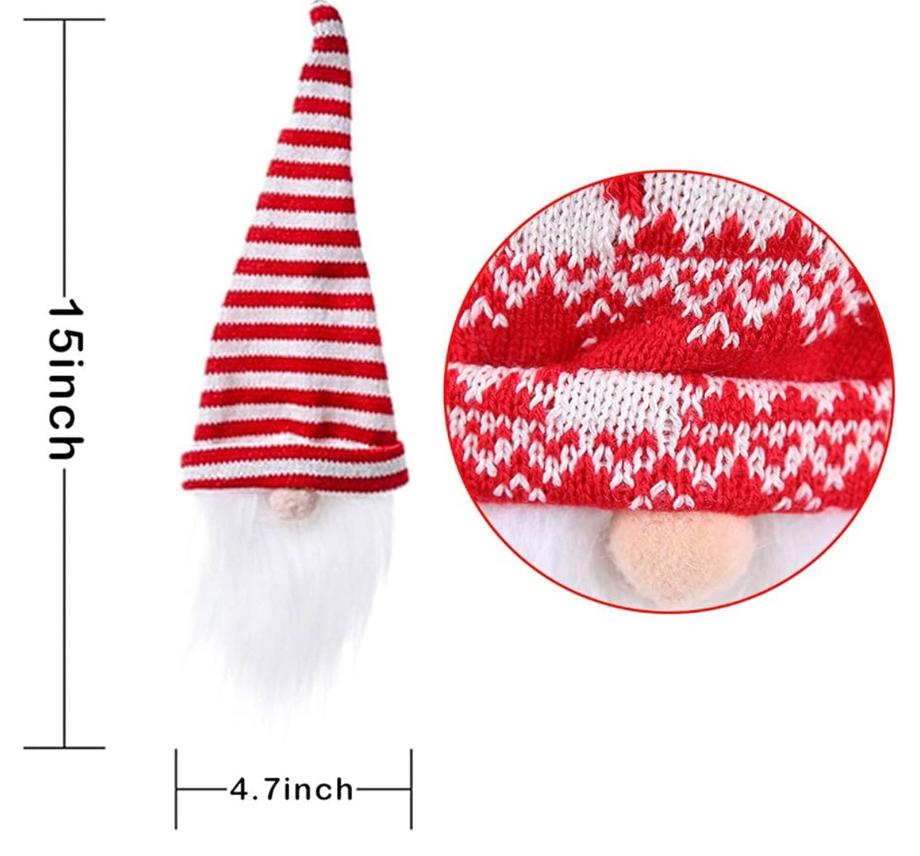 Christmas Gnome Wine Bottle Covers, 2 PCs Pack Swedish Tomte Decorative Wine Bottle Toppers Santa Scandinavian Plush Champagne Cover for Home Holiday Christmas Dining Table Decorations Party Gift