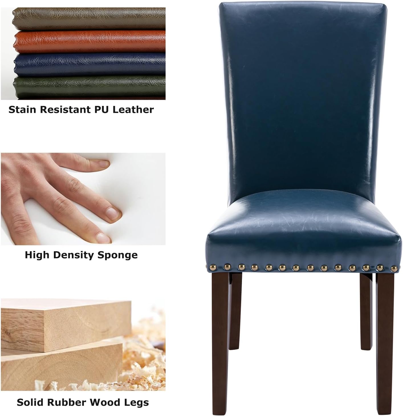 Parsons Blue Dining Chair (side chairs)