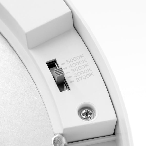 15 in. LED Flush Mount Ceiling Light Fixture, 2100 Lumens 5 CCT 2700K-5000K Round Color Selectable Panel Light, Dimmable