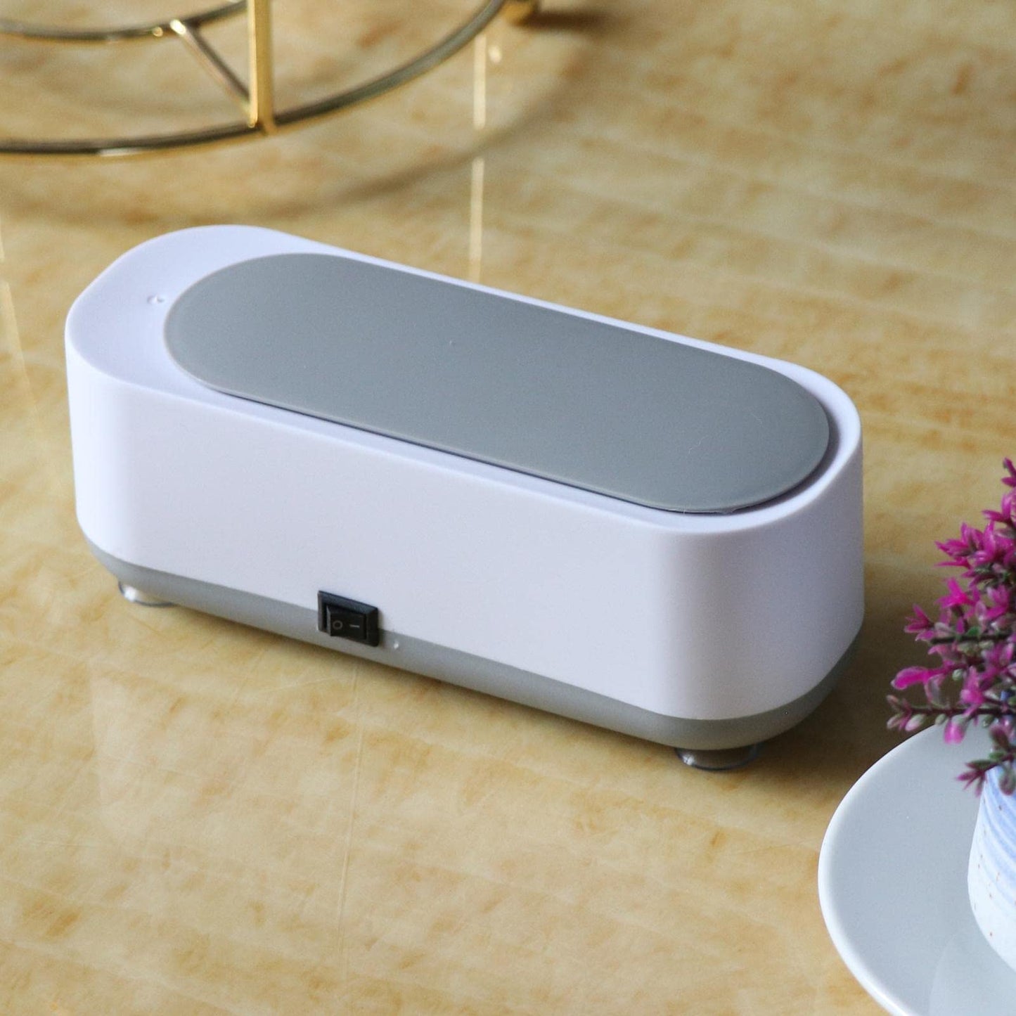 Portable Household Professional Ultrasonic Jewelry Cleaner Timer Vibration Wash Cleaner Washing Jewelry Watch Eye Glasses Ring Cleaning Machine Basket