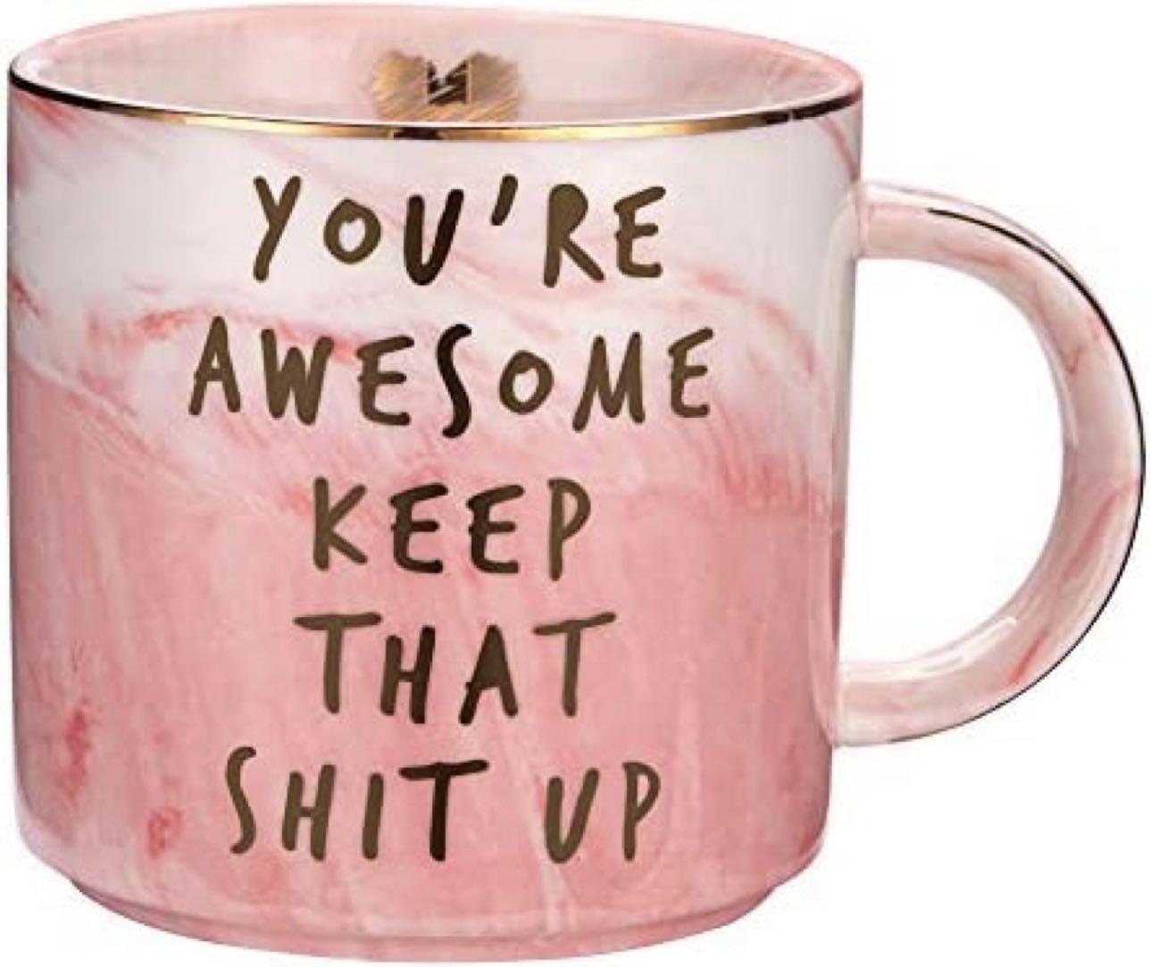 Gifts pink Mug- Funny Inspirational,Thoughtful,Friendship, New Job
