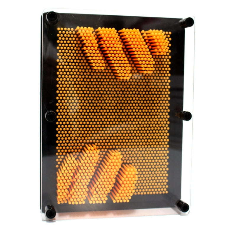 3D Pin Art Impression Board - Orange