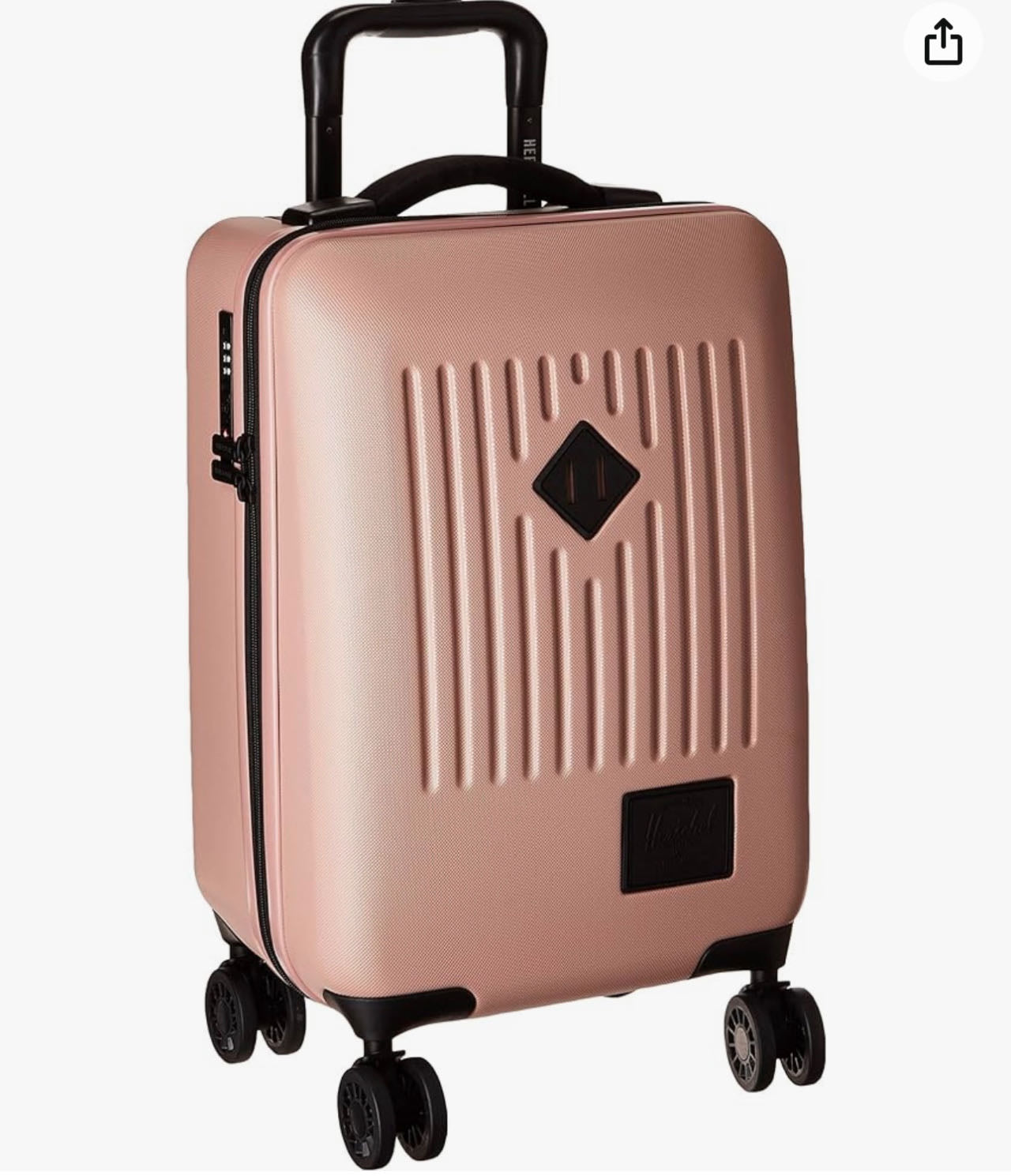 Dual ABS suitcase carry on size, 10601-01589 Pink