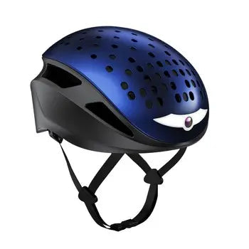 Relee M1: World's 1st All-in-1 AI Sports Helmet,integrate camera, lighting & voice command operations into one helmet. Royal Blue