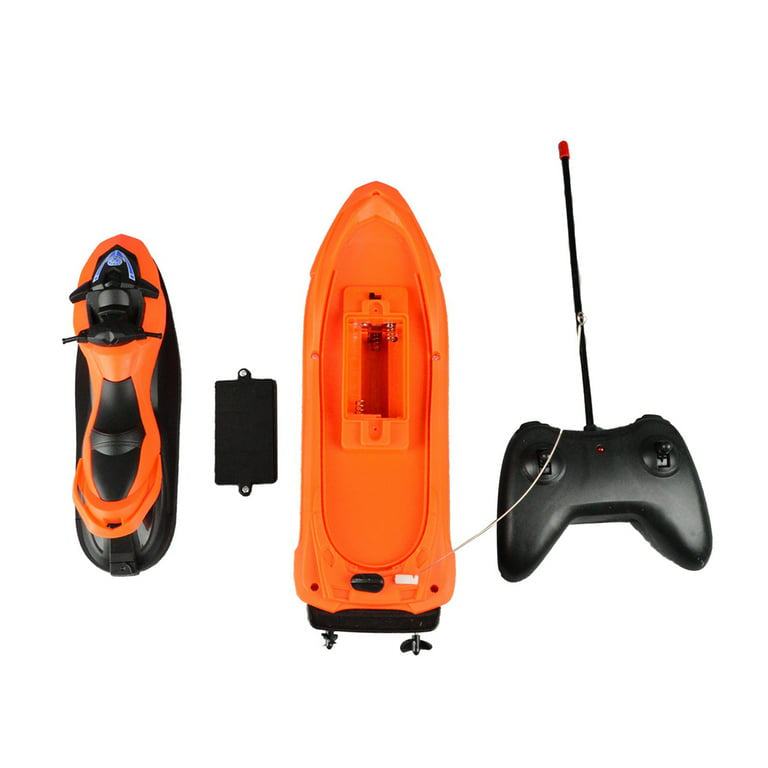 Remote Control Motor Boat, High Speed Remote Control Boat for Adults Orange