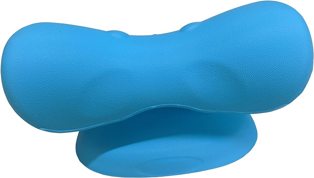 Advantage Neck and Shoulder Cervical Traction Pillow, Blue