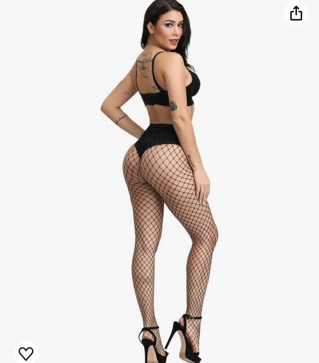 High Waist Footed Fishnet Tights Soft & Stretchy Partterned Fishnets Garter Thigh High Stockings for Women