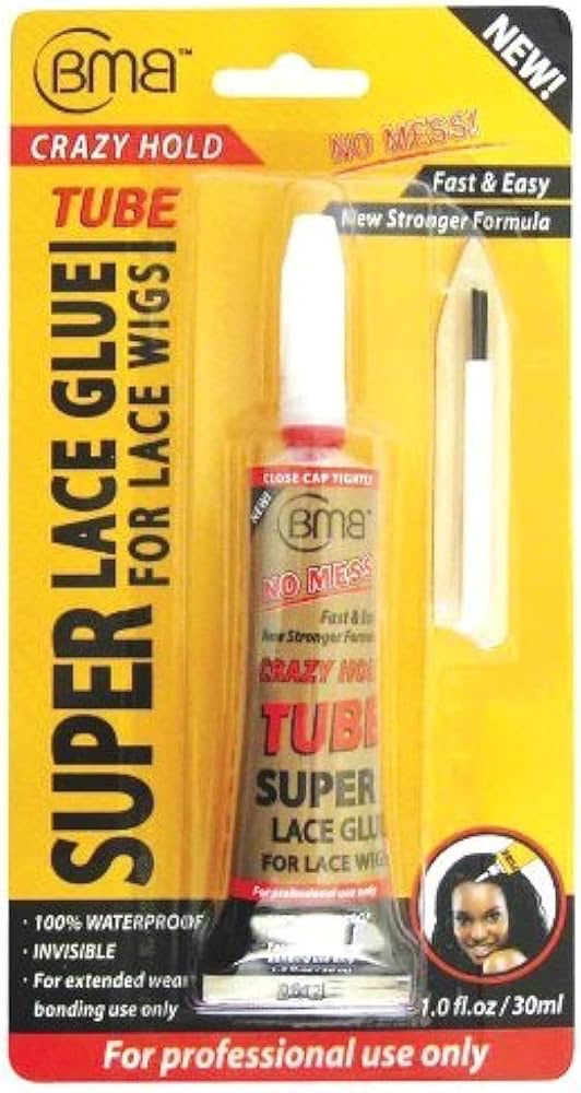 BMB Crazy Hold Super Lace Wig Glue Tube 1 oz.